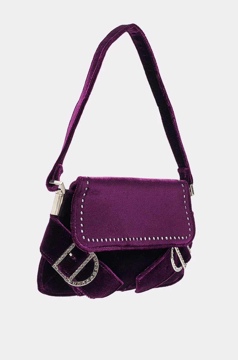LEILA VELVET PURSE - Image 3