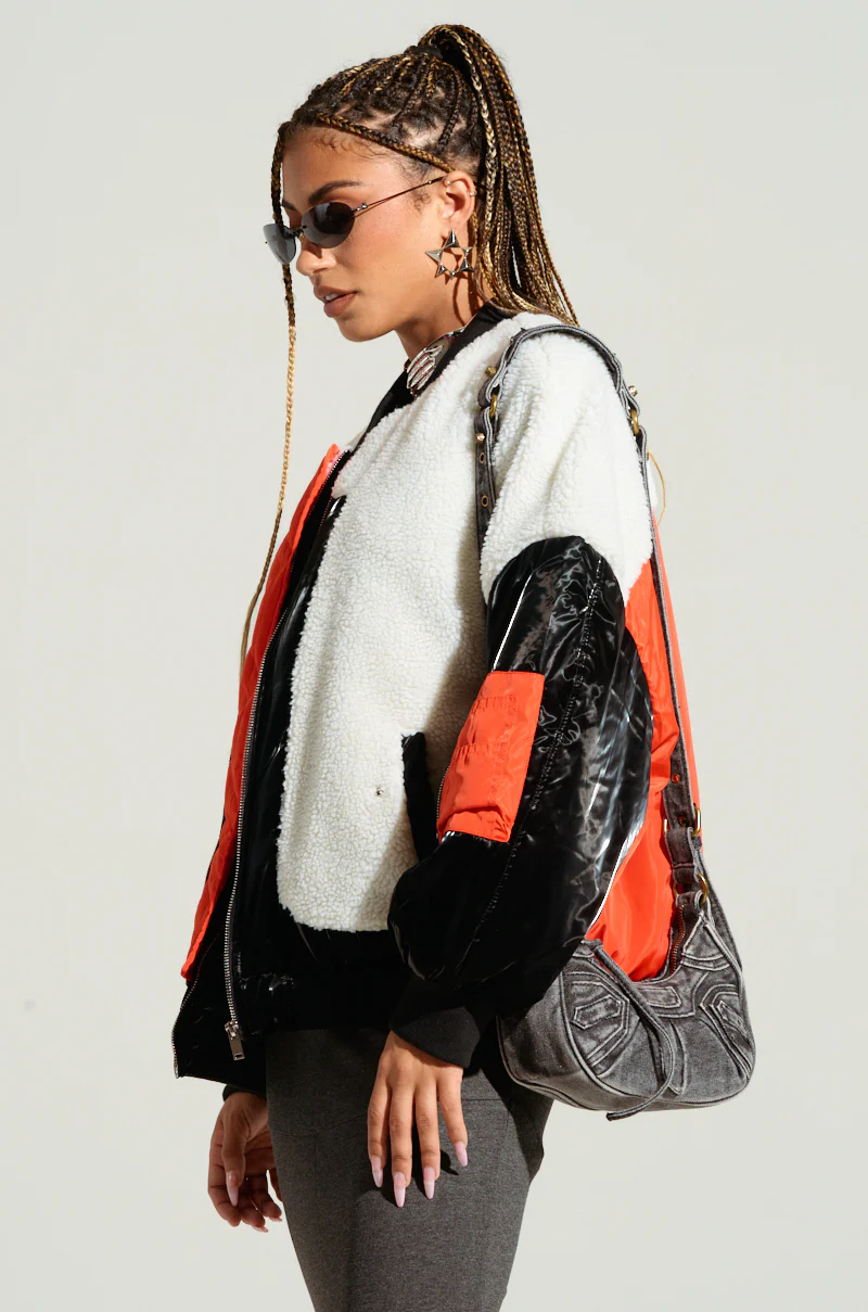 LENNIE MIXED MEDIA BOMBER - Image 3