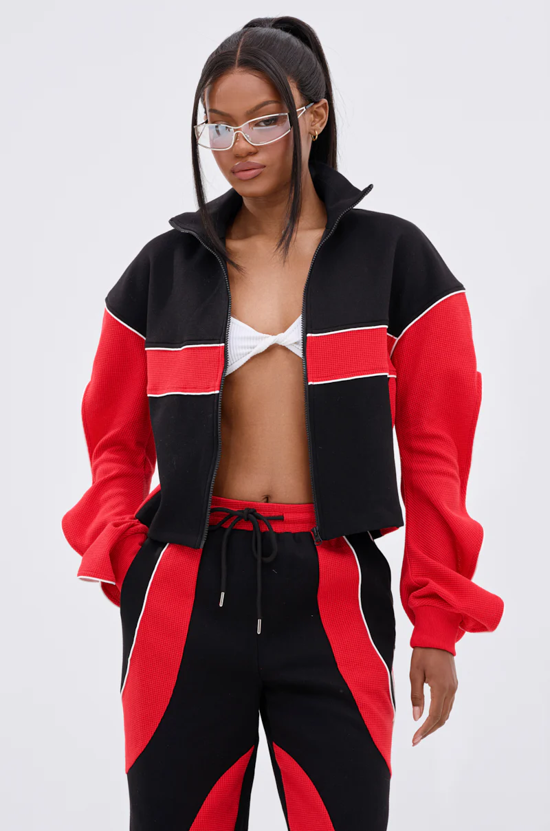 LET IT HAPPEN ZIP UP SWEATSHIRT - Image 3