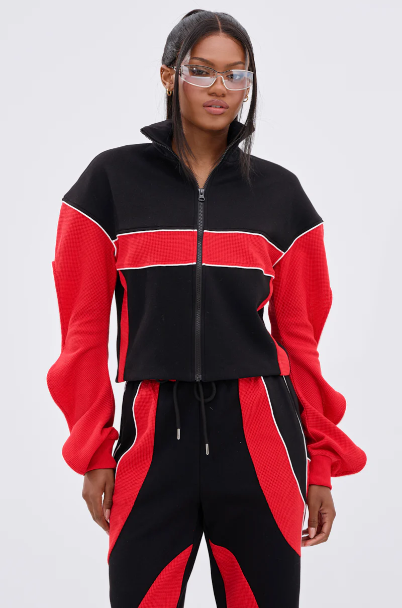 LET IT HAPPEN ZIP UP SWEATSHIRT - Image 4