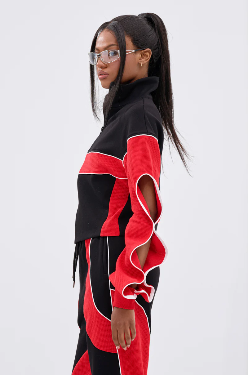 LET IT HAPPEN ZIP UP SWEATSHIRT - Image 5