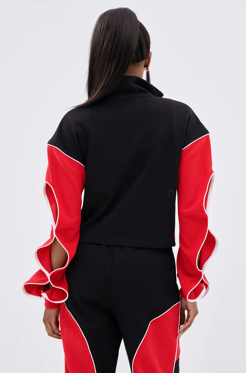 LET IT HAPPEN ZIP UP SWEATSHIRT - Image 6