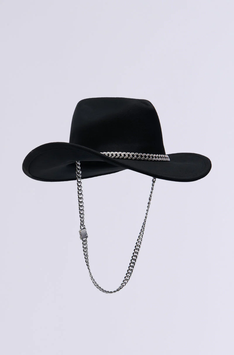 LET IT RIDE CHAIN COWBOY HAT - Image 4