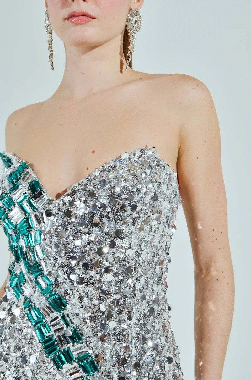 LET ME REMIND YOU RHINESTONE MINI DRESS - Image 10