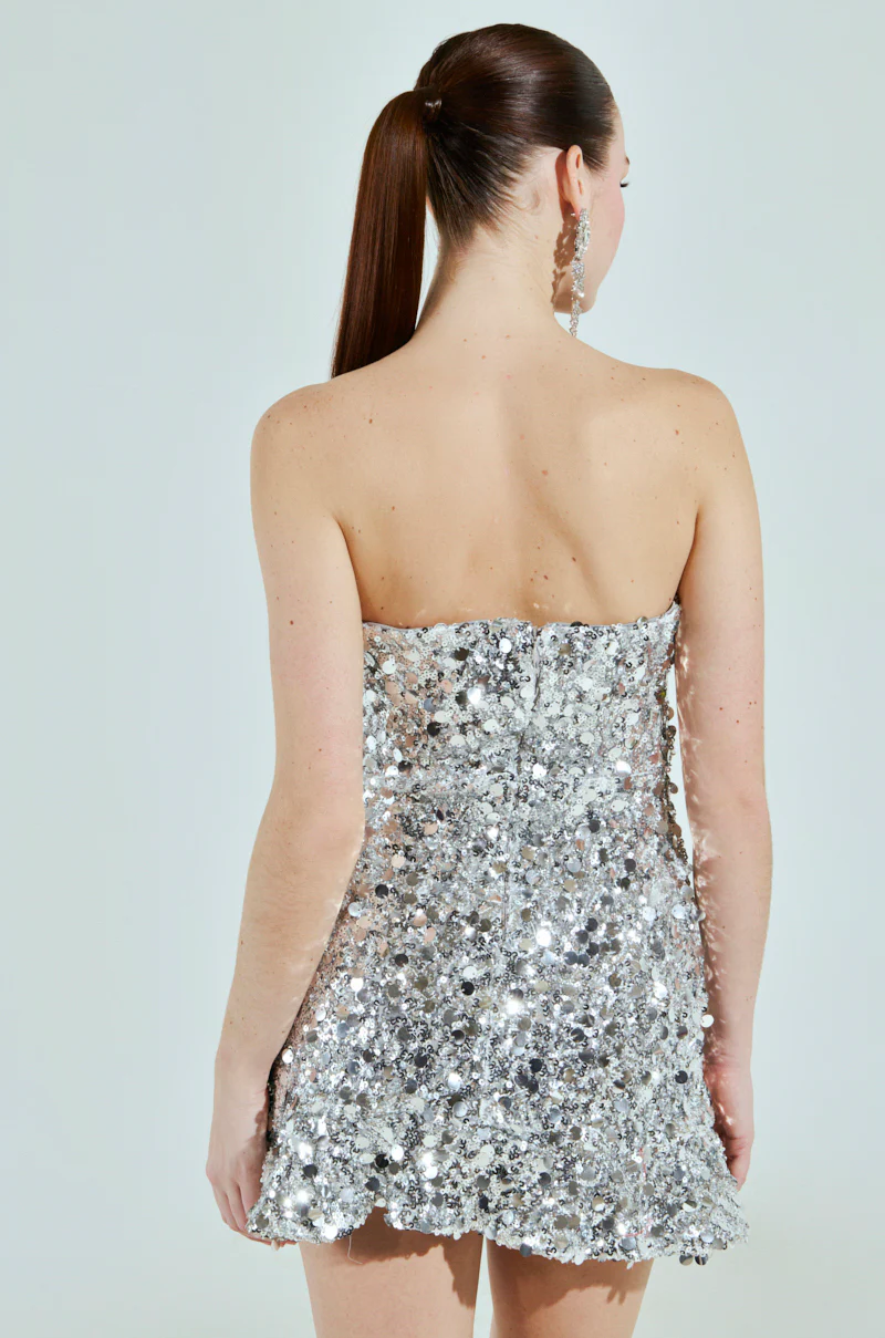 LET ME REMIND YOU RHINESTONE MINI DRESS - Image 6