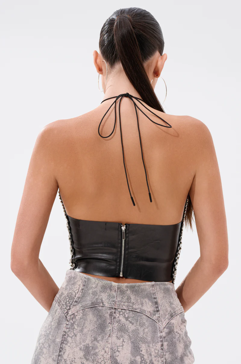 LETS GET FUNKY BEADED TOP - Image 5