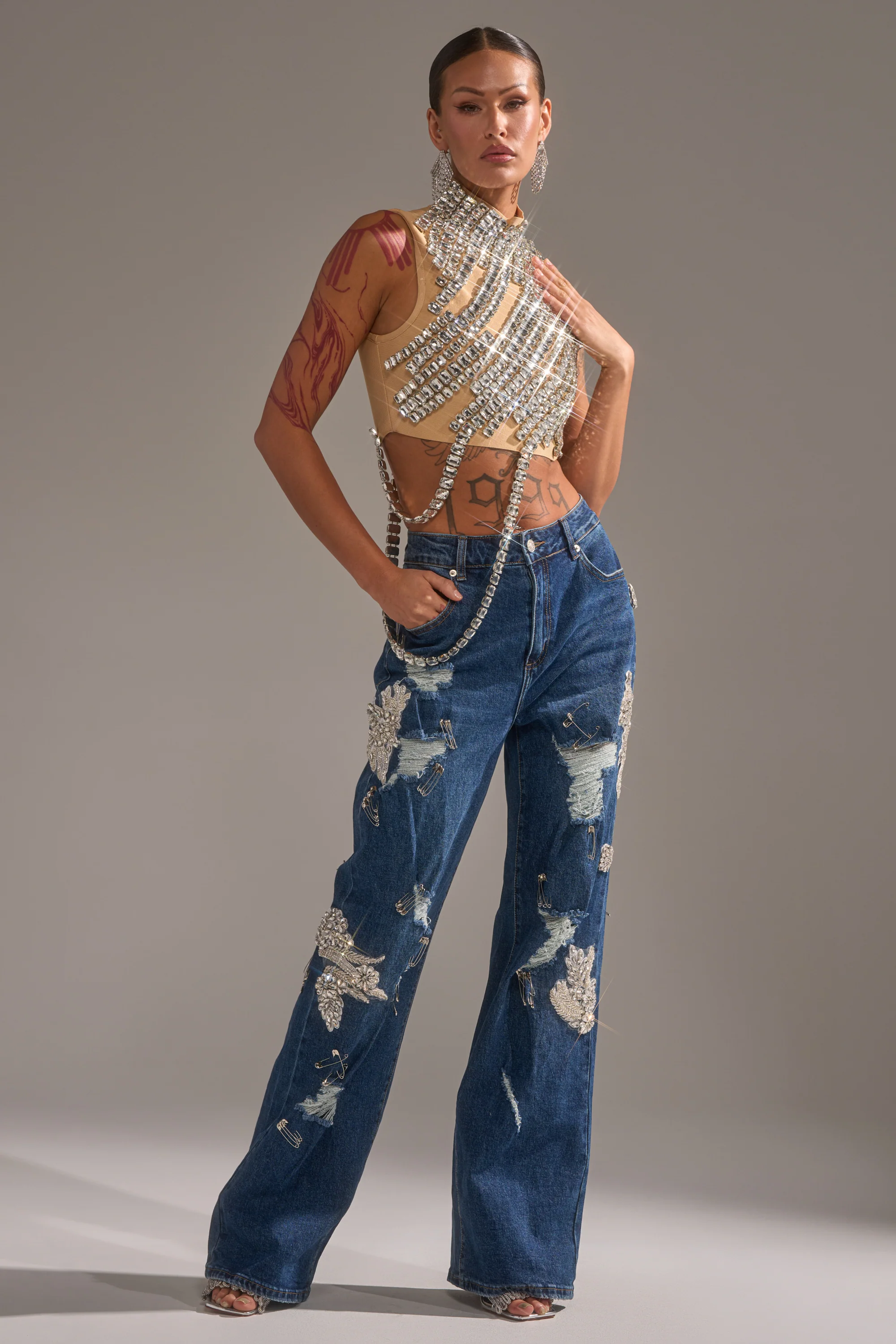 LETS GO BABY DISTRESSED DENIM - Image 6
