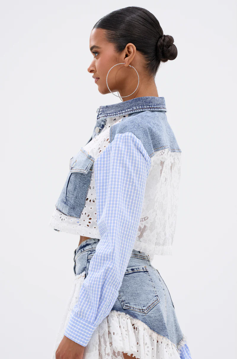 LET'S HAVE FUN BUTTON DOWN TOP - Image 4