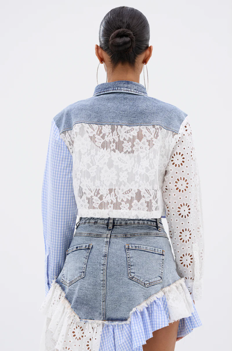 LET'S HAVE FUN BUTTON DOWN TOP - Image 5