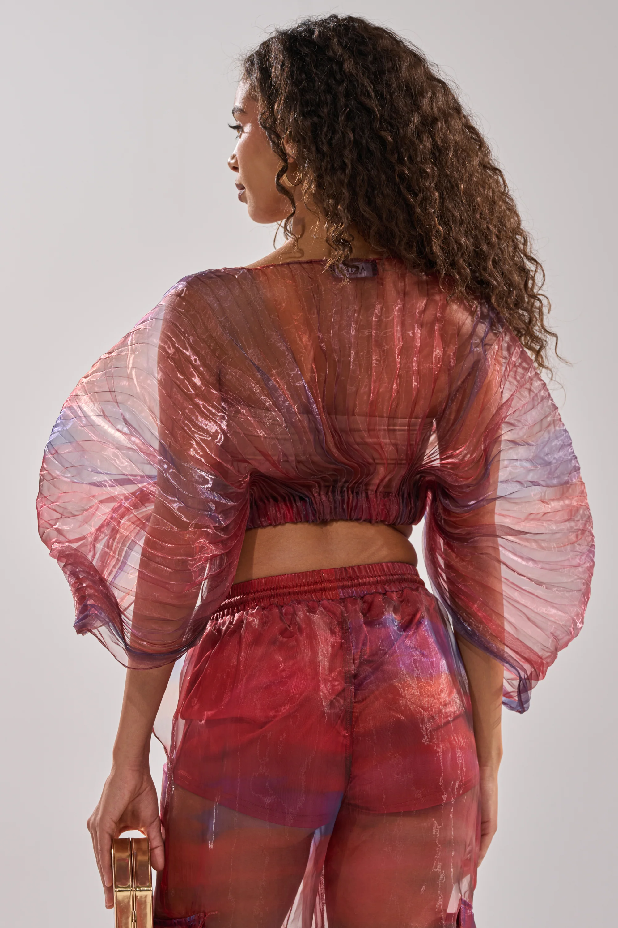 LETS LIVE IN THE MOMENT CHIFFON BLOUSE - Image 5