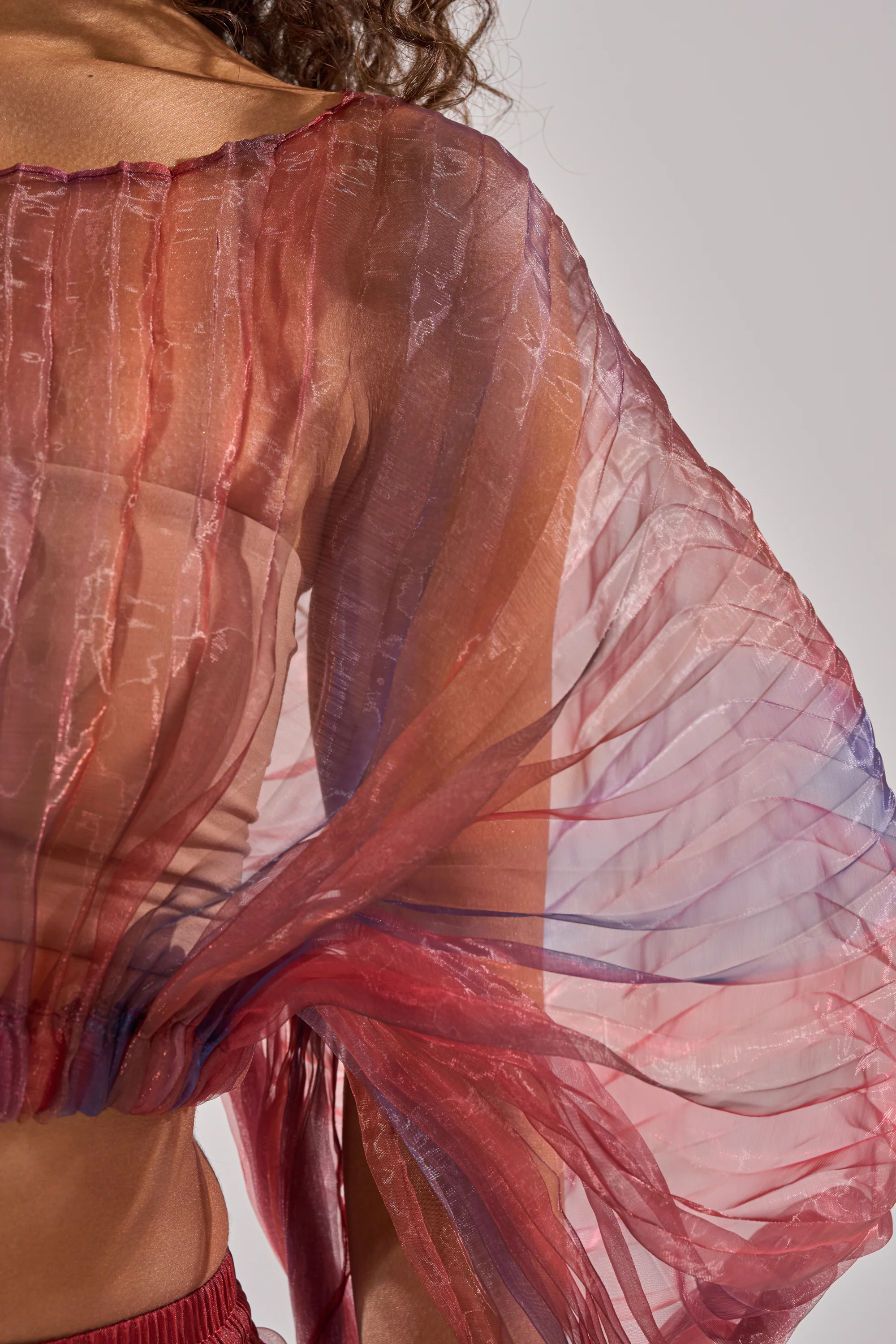 LETS LIVE IN THE MOMENT CHIFFON BLOUSE - Image 9