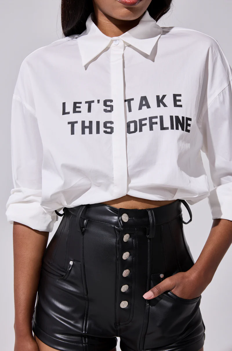 LETS TAKE IT OFFLINE BUTTON DOWN - Image 9