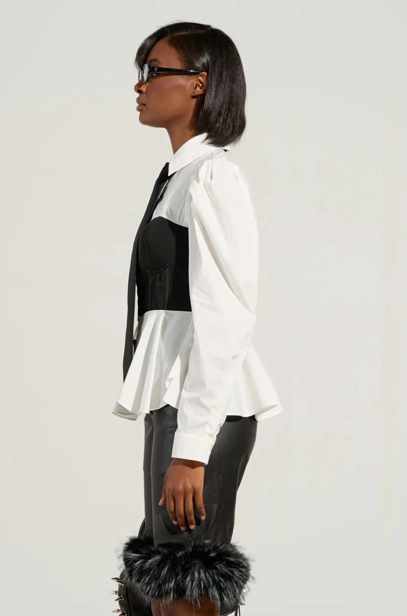 LETS TALK BUSINESS BUTTON DOWN TOP - Image 3