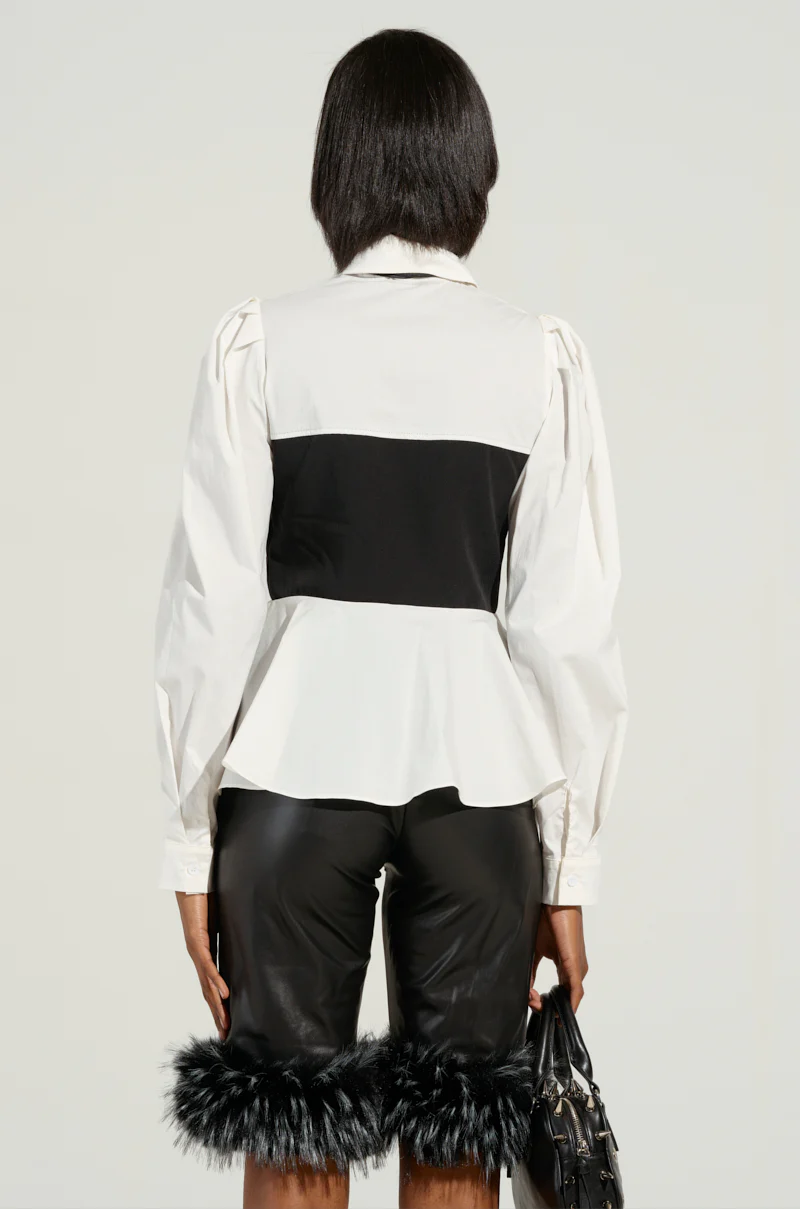 LETS TALK BUSINESS BUTTON DOWN TOP - Image 4