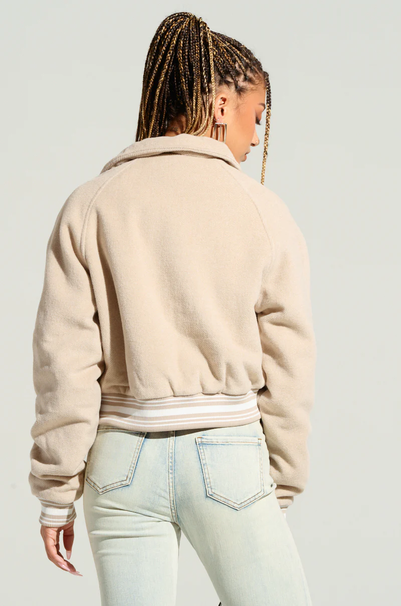 LIA WOVEN BOMBER - Image 5