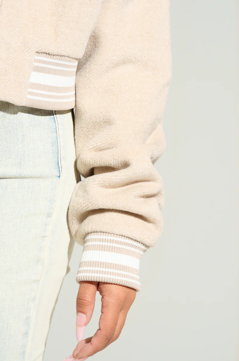 LIA WOVEN BOMBER - Image 8