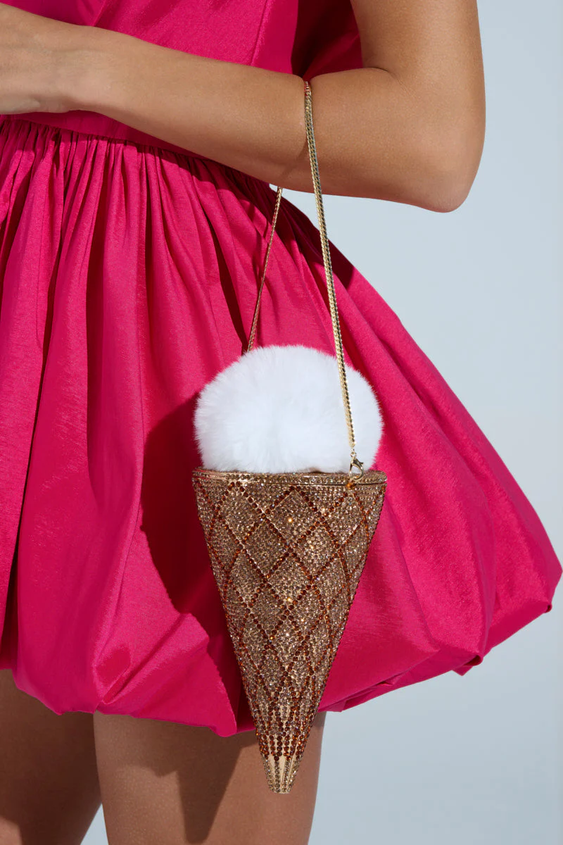 LICK IT UP FAUX FUR ICE CREAM BAG - Image 2