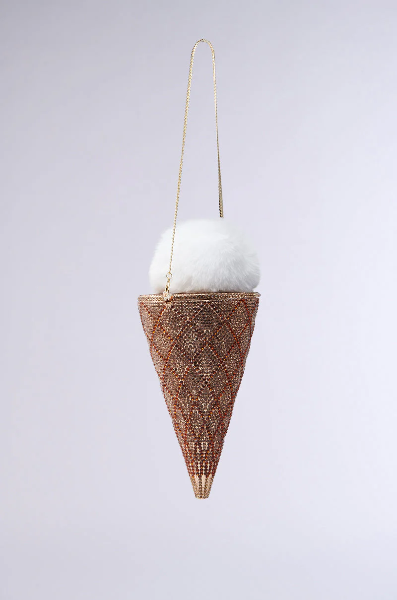 LICK IT UP FAUX FUR ICE CREAM BAG - Image 3