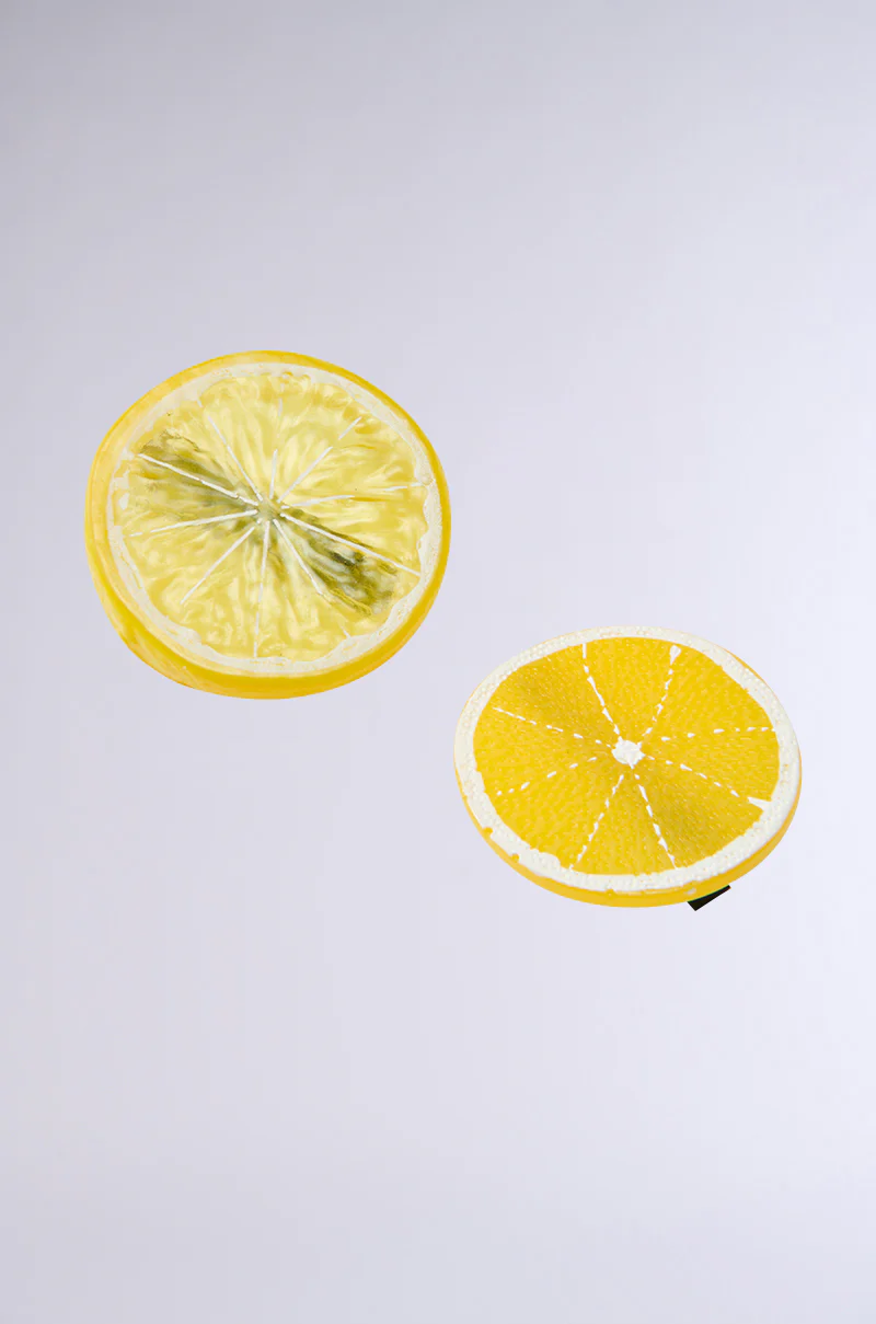 LIFE GIVES YOU LEMONS HAIR CLIP SET - Image 4