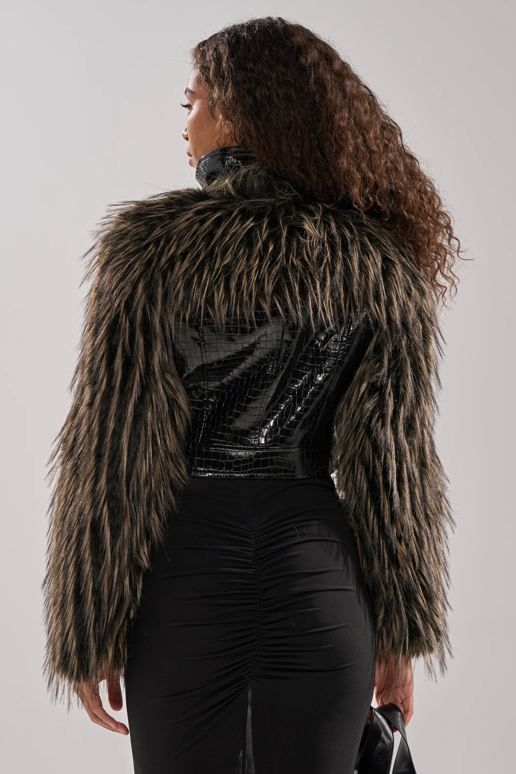 LIGHT IT UP FUR TRIM MOTO - Image 7