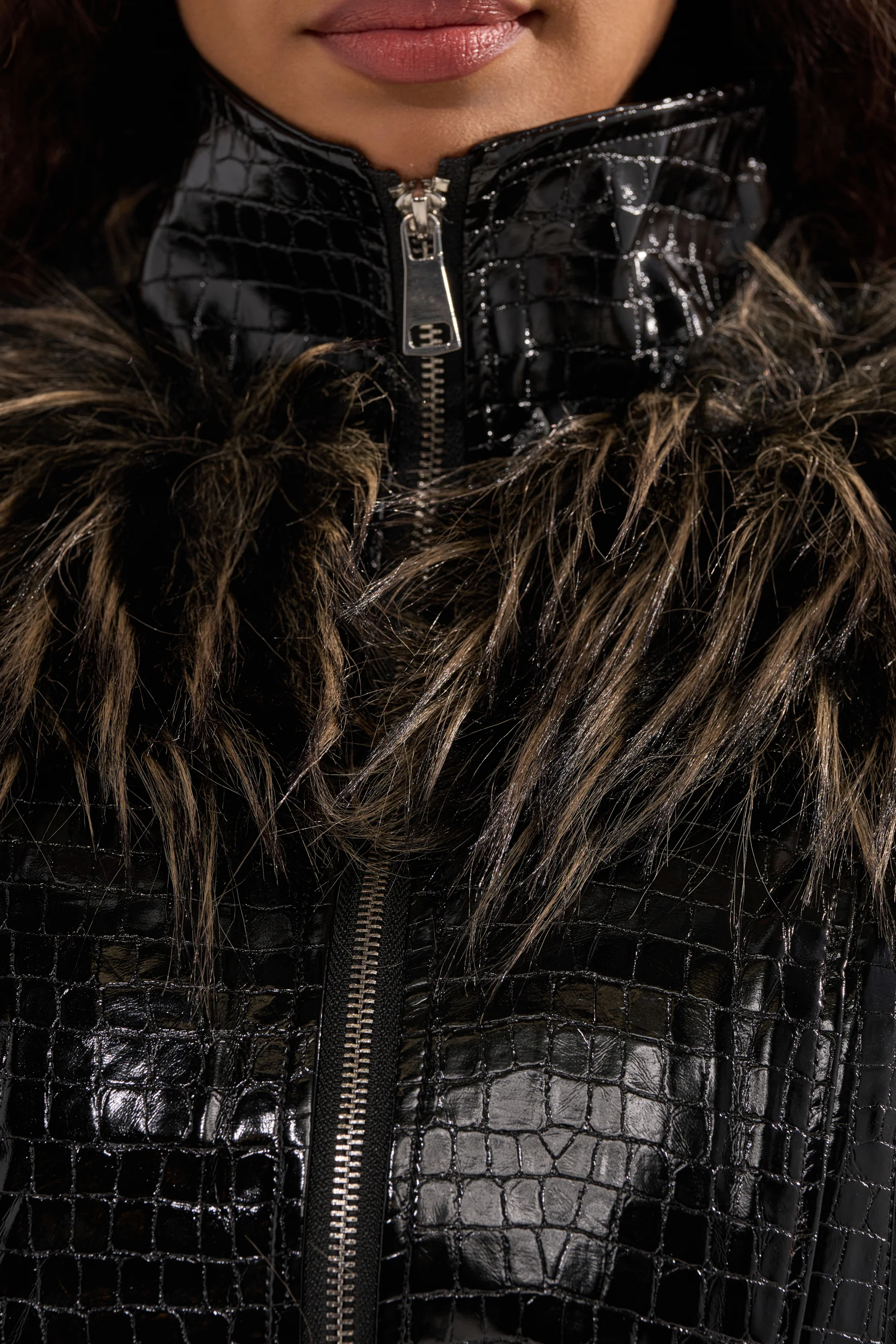 LIGHT IT UP FUR TRIM MOTO - Image 9