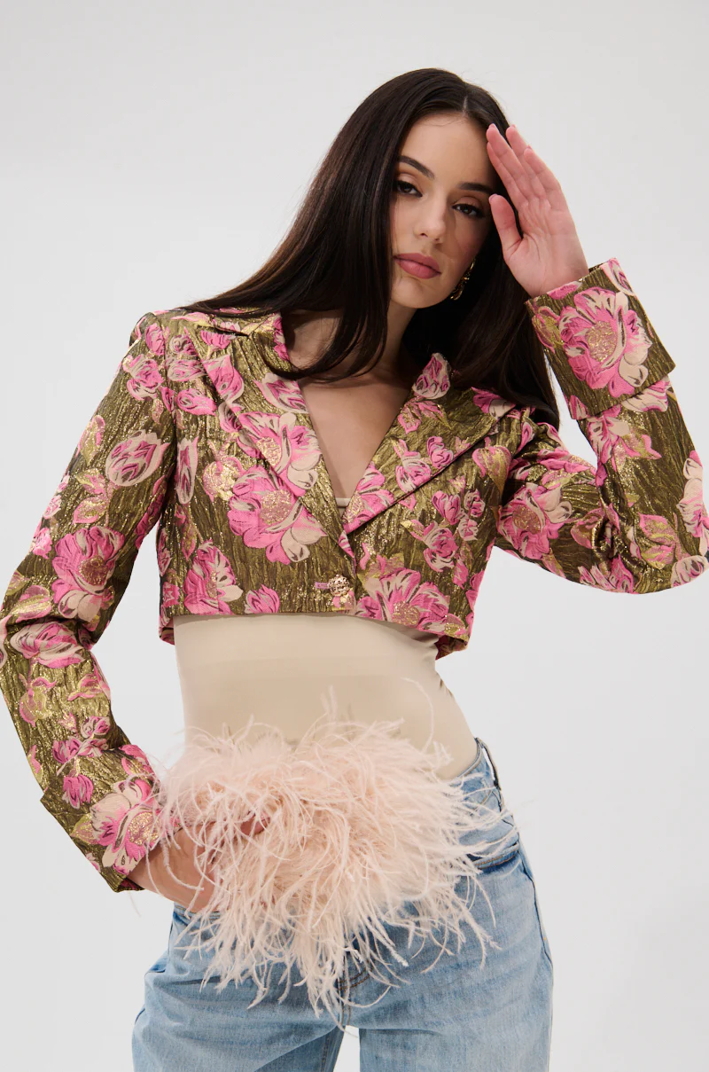 LIGHT THE WAY BROCADE BLAZER - Image 4