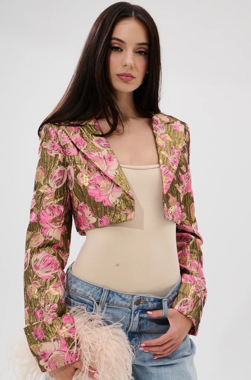 LIGHT THE WAY BROCADE BLAZER - Image 5
