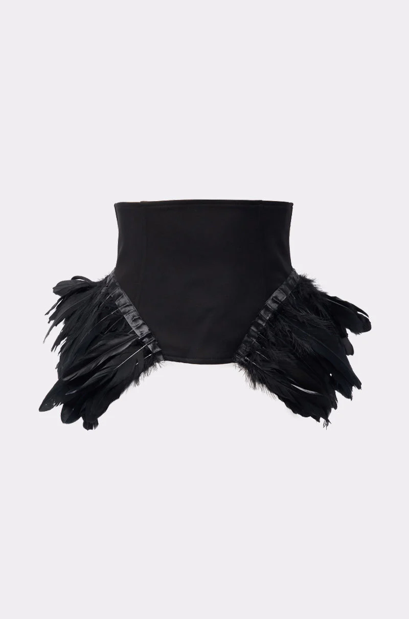 LIKE A SWAN FEATHER BELT