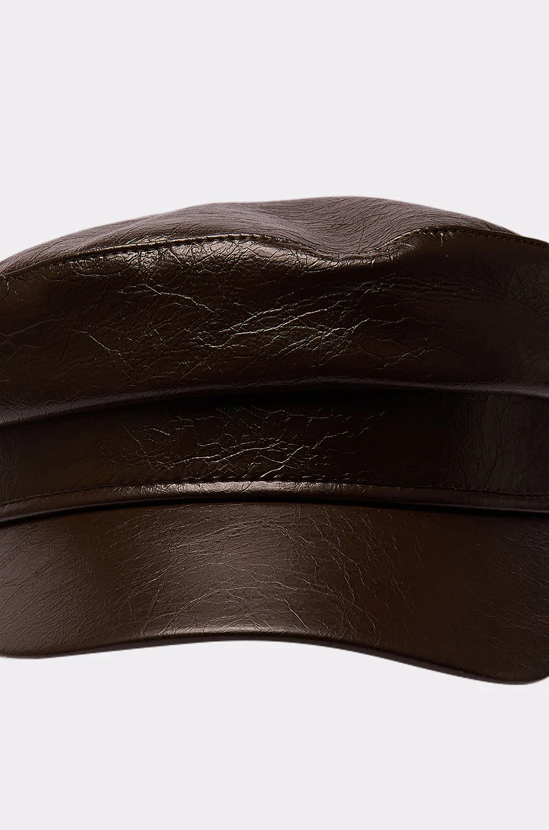 LIKE BUTTER PU BRIM HAT - Image 5
