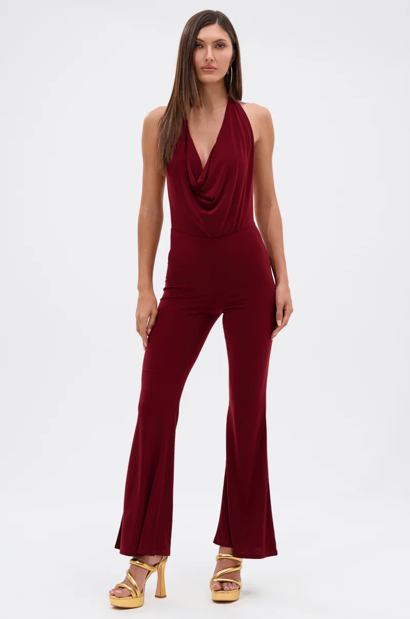 LIKE MAGIC JUMPSUIT IN BURGUNDY - Image 3
