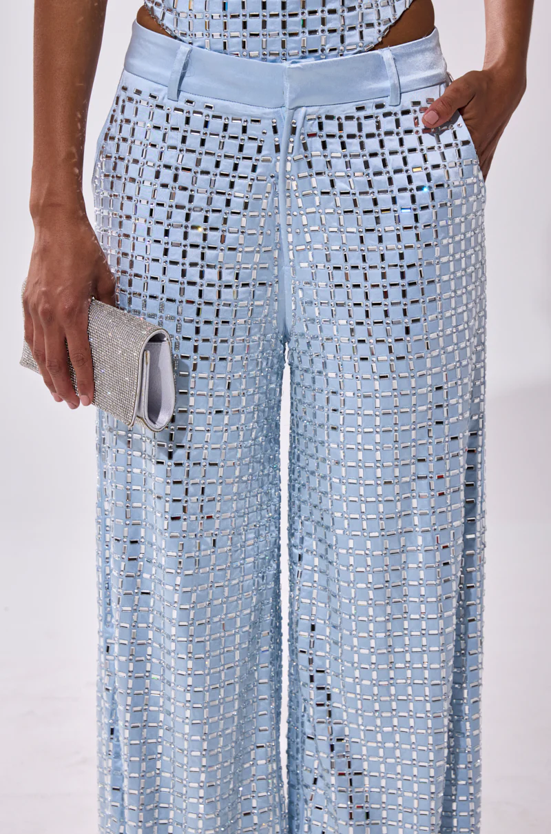 LILA EMBELLISHED SATIN TROUSER - Image 10