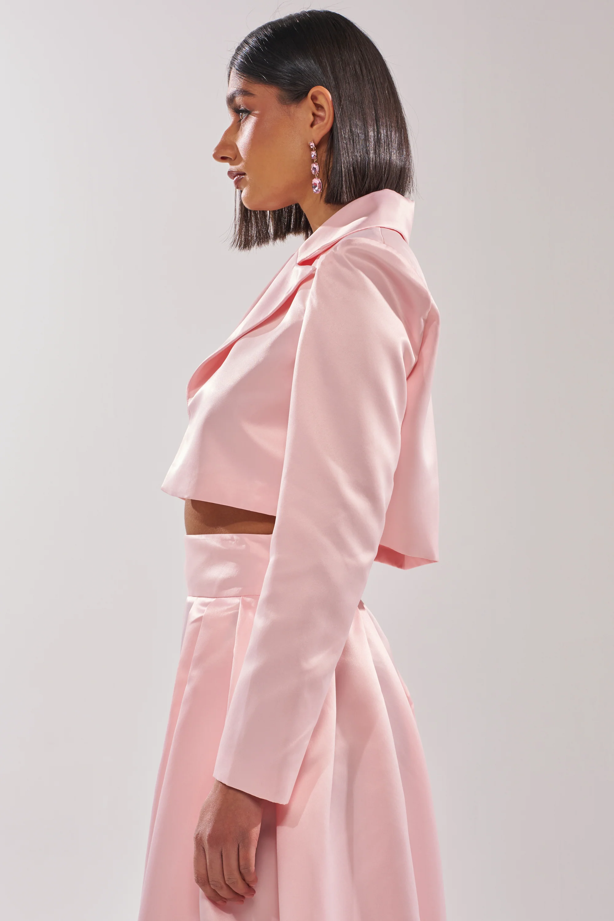 LILA SATIN BLAZER - Image 3