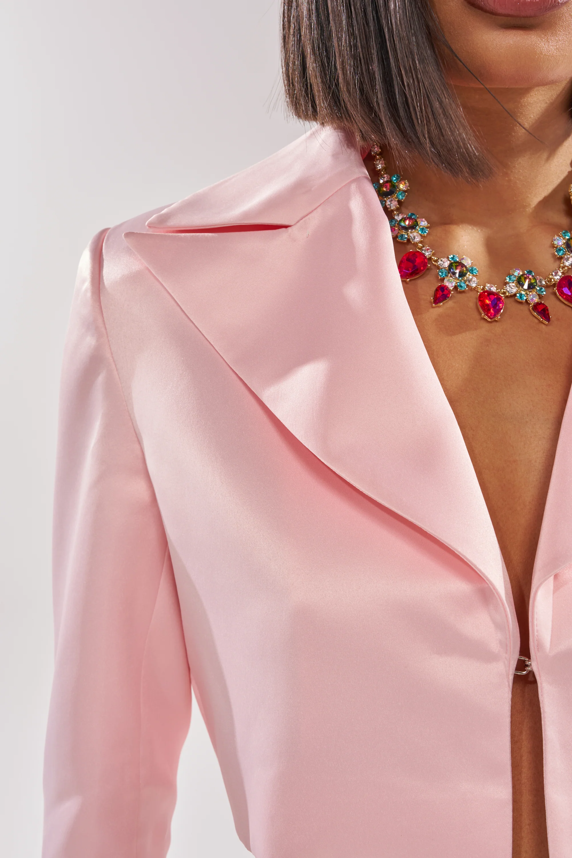LILA SATIN BLAZER - Image 8