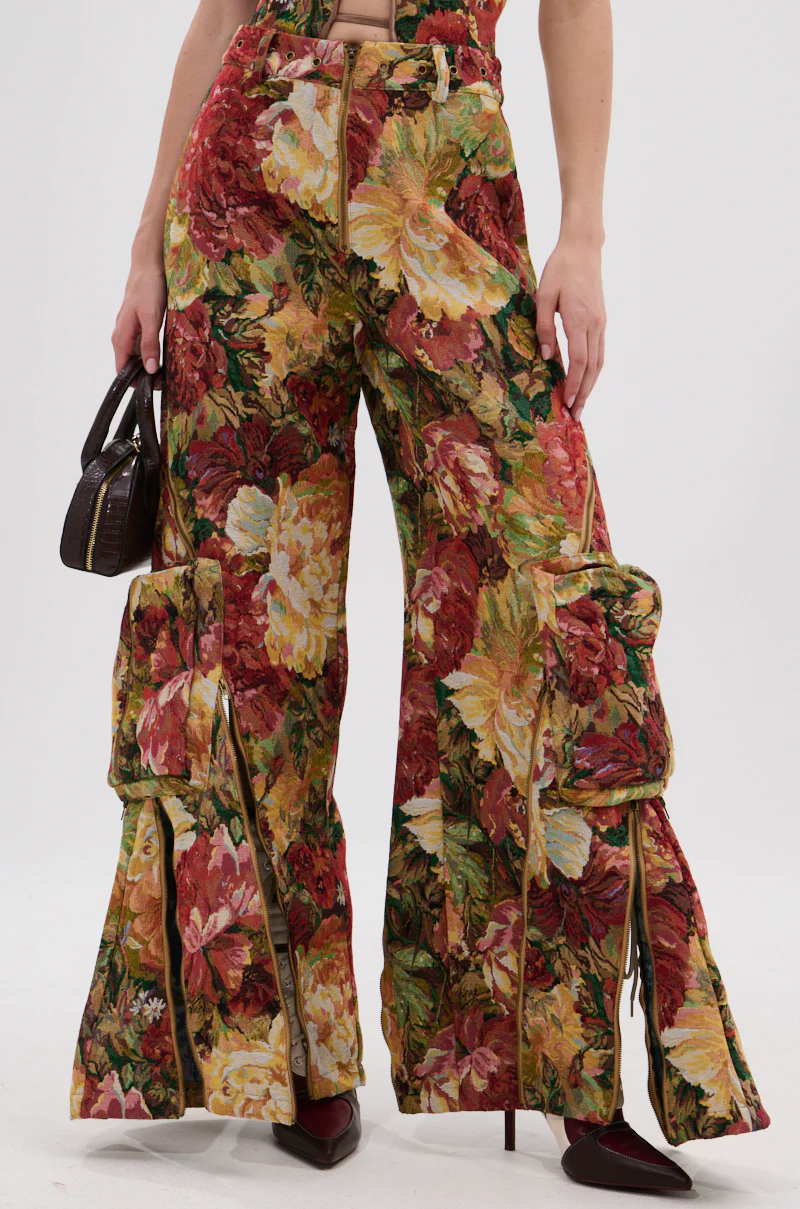 LILY BROCADE TROUSER - Image 2
