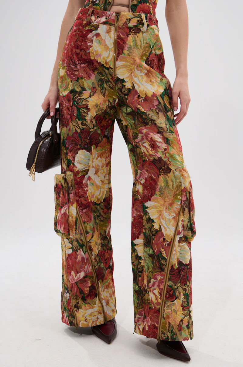 LILY BROCADE TROUSER - Image 3