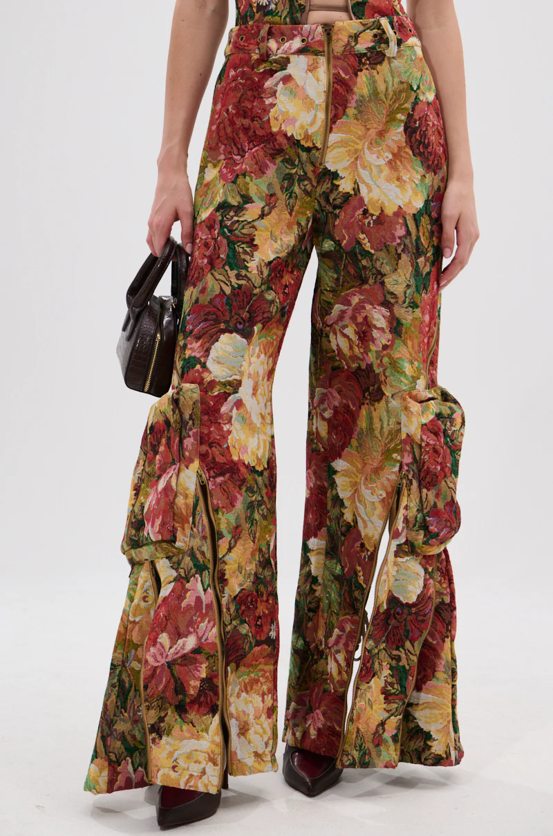 LILY BROCADE TROUSER - Image 4
