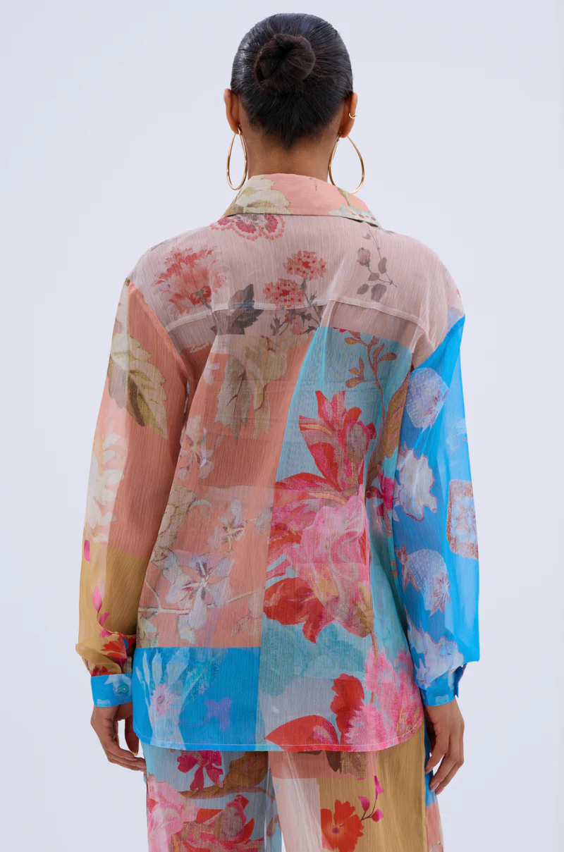 LILY CHIFFON BUTTON DOWN TOP - Image 5