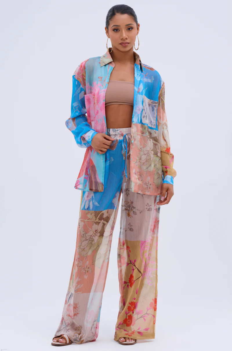 LILY CHIFFON BUTTON DOWN TOP - Image 6