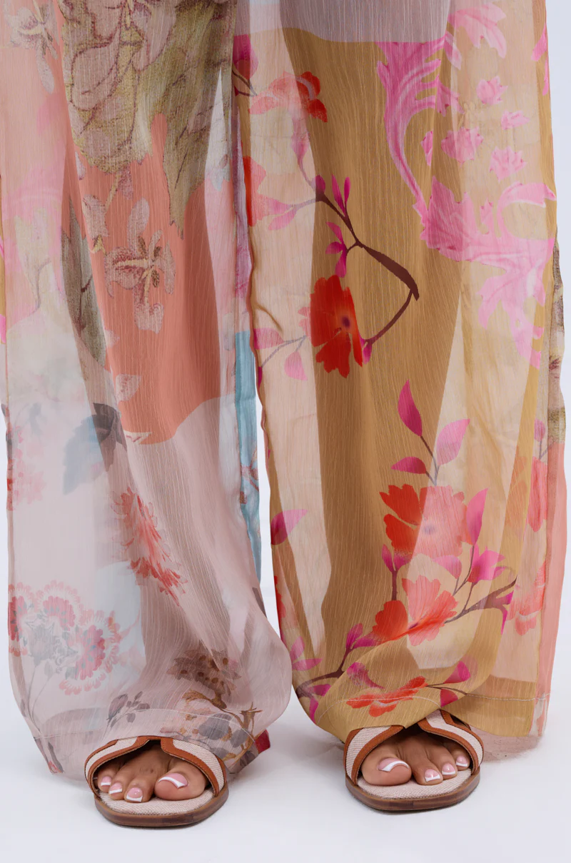 LILY CHIFFON WIDE LEG PANT - Image 7