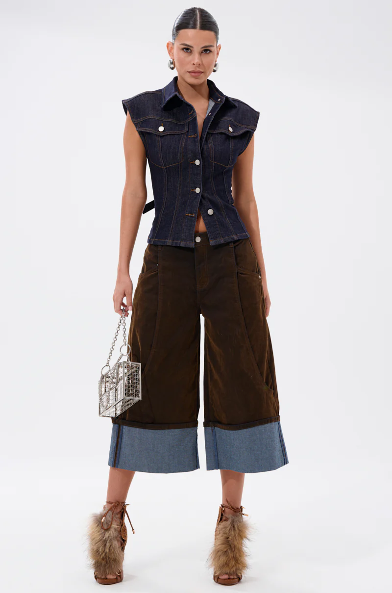 LILY DENIM BUTTON DOWN - Image 9
