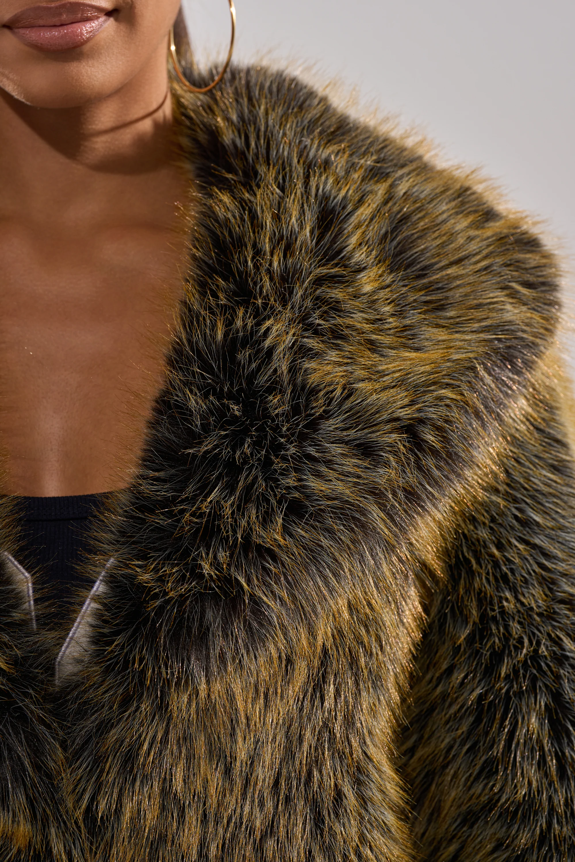 LIMONCELLO FAUX FUR COAT - Image 11