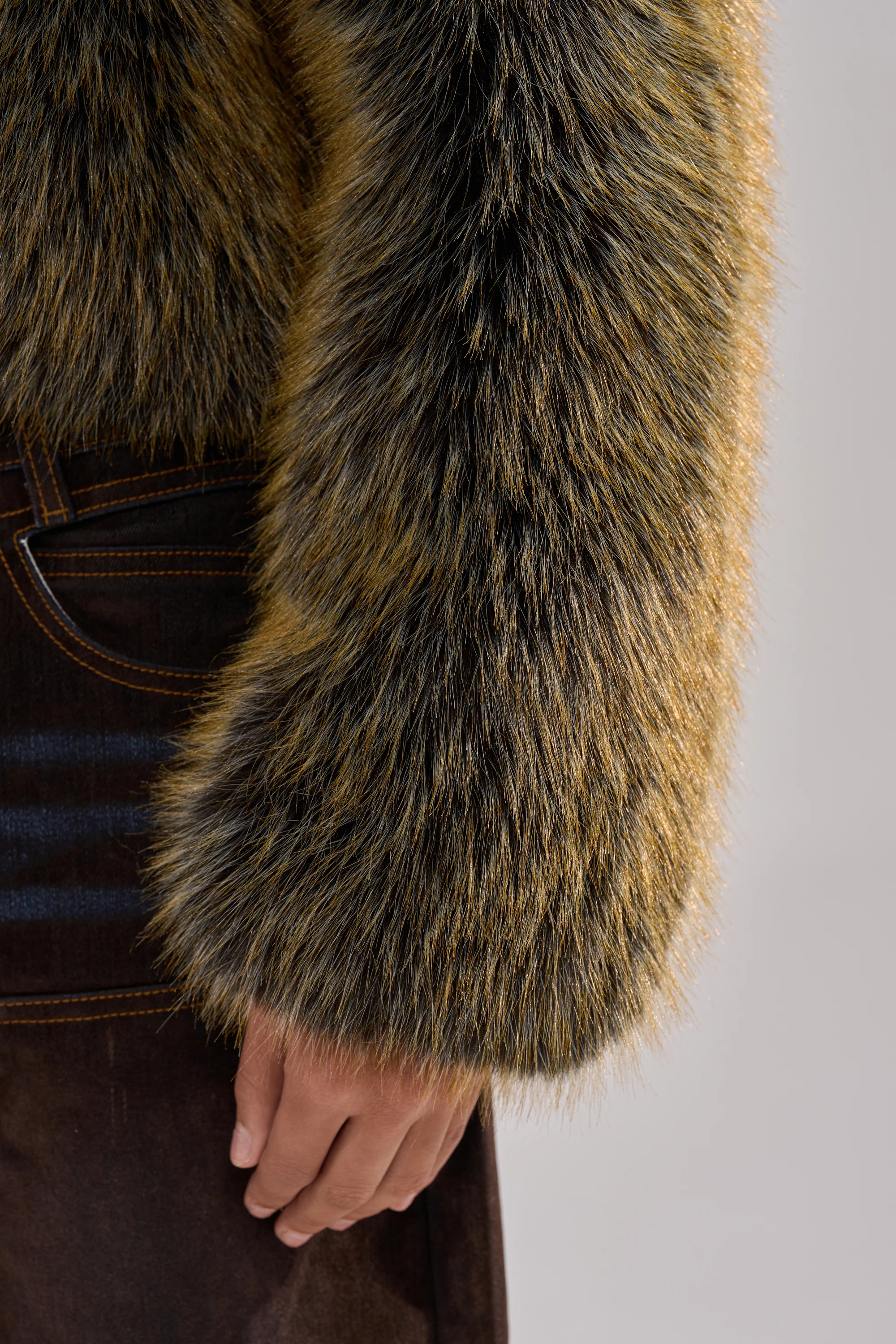 LIMONCELLO FAUX FUR COAT - Image 12