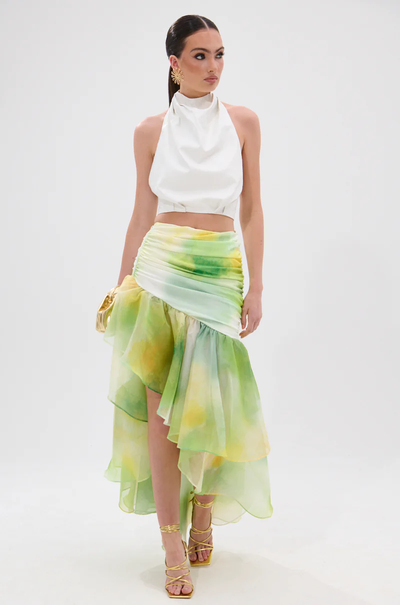 LIMONE CHIFFON MIDI SKIRT - Image 6