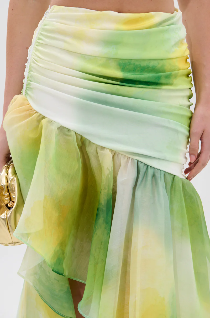 LIMONE CHIFFON MIDI SKIRT - Image 8