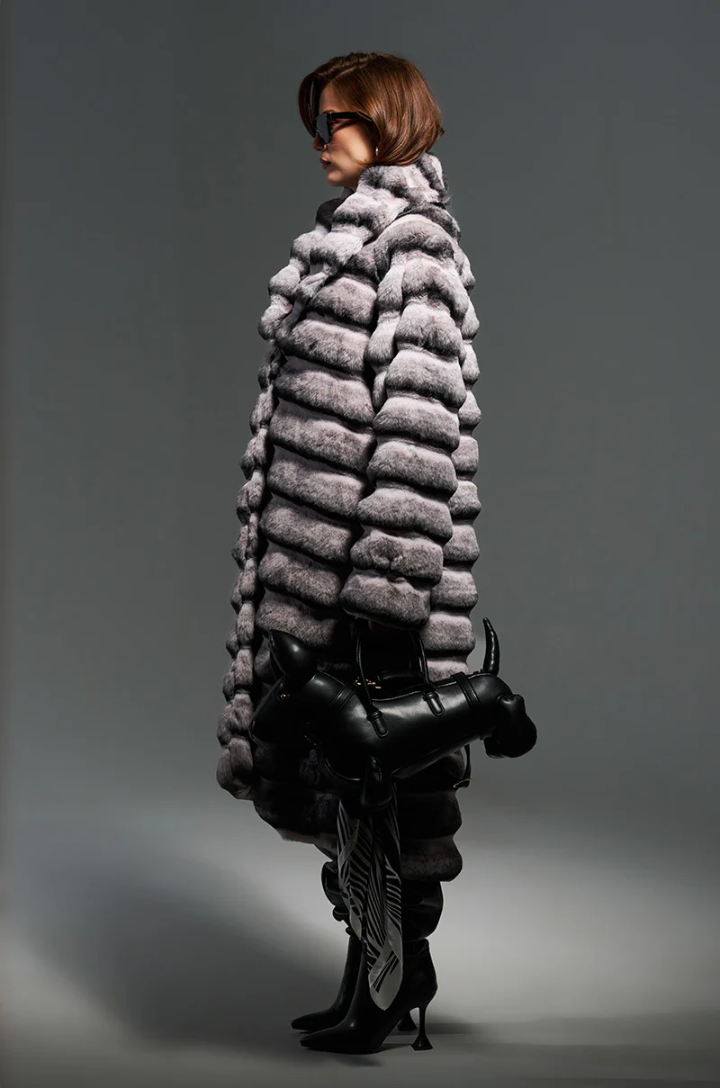 LINCOLN PARK FAUX FUR COAT - Image 3