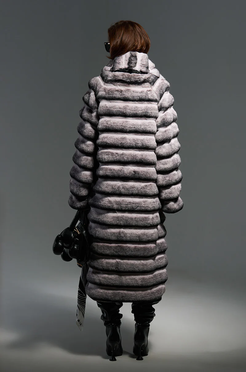 LINCOLN PARK FAUX FUR COAT - Image 4