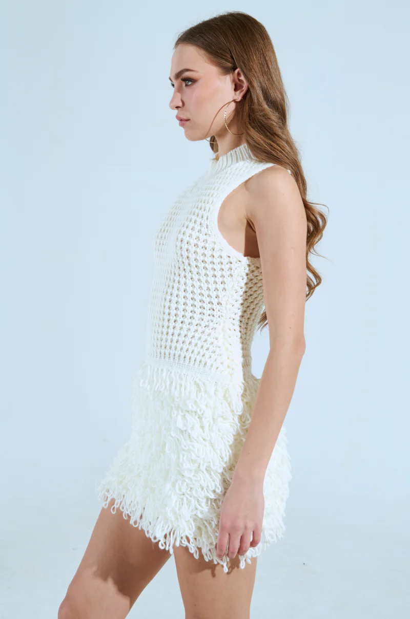 LITTLE SOMETHIN EXTRA KNIT MINI DRESS - Image 3