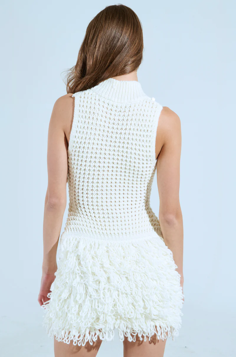 LITTLE SOMETHIN EXTRA KNIT MINI DRESS - Image 4