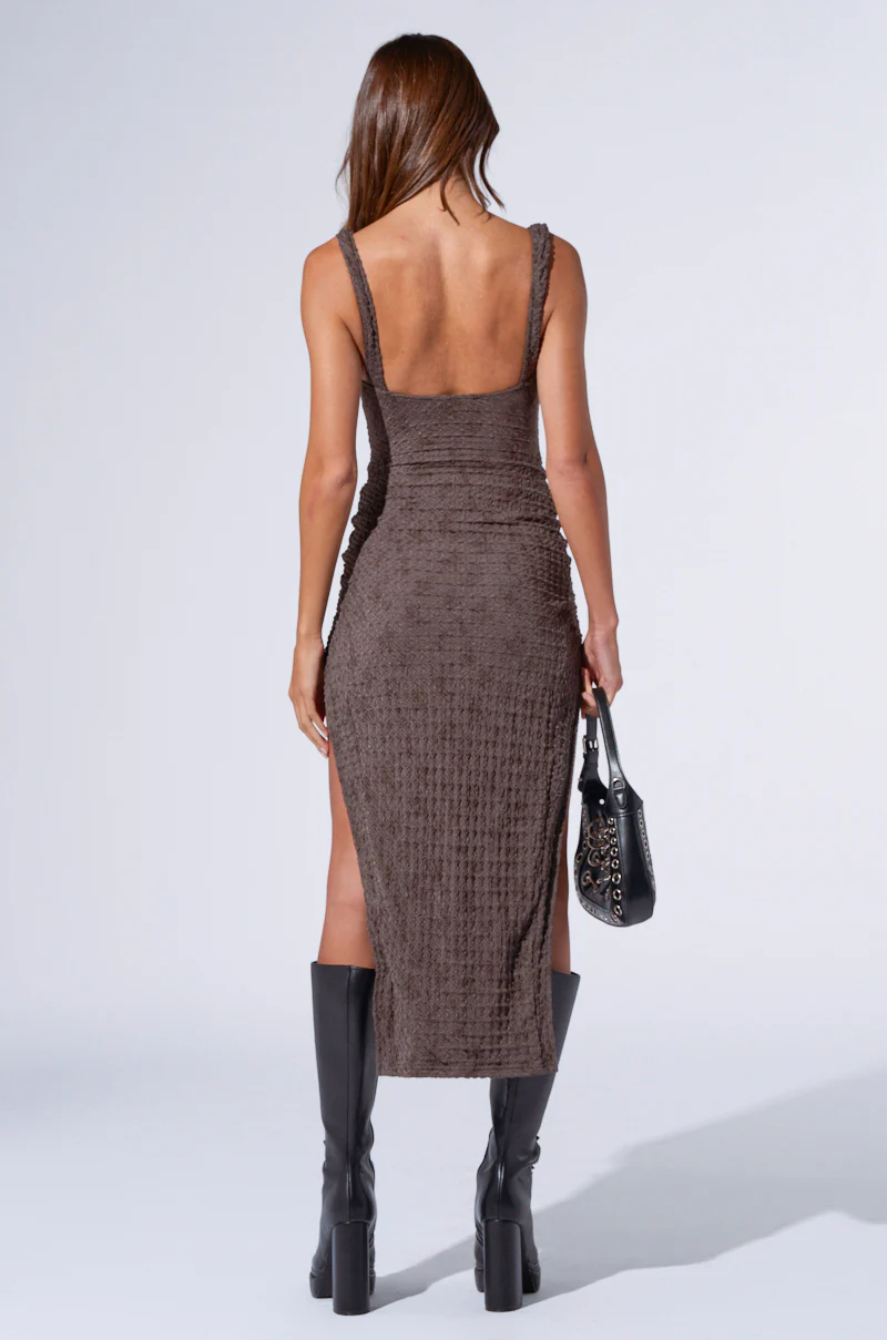 LIVVY KNIT MIDI DRESS - Image 4