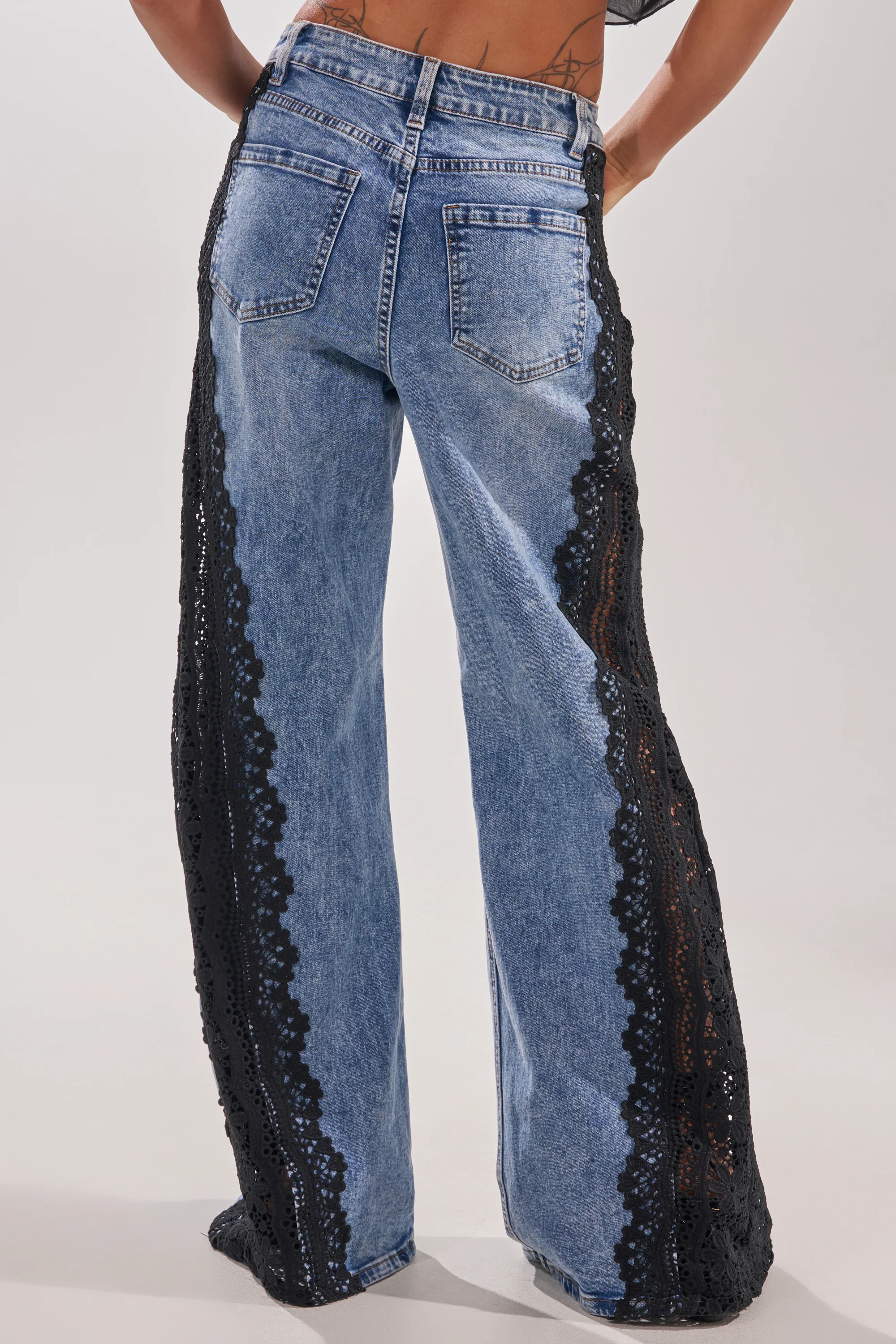 LOCKED IN LACE DENIM - Image 4